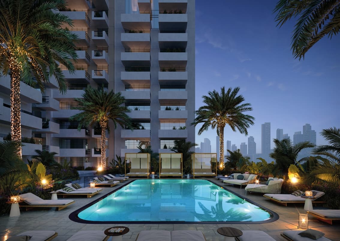 Azizi Neila amenity Swimming Pool - Jebel Ali Village, Dubai - by Azizi