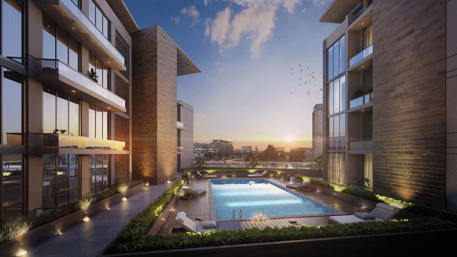 Azizi Park Avenue 1 amenity Swimming Pool - Meydan (Nad Al Sheba 1), Dubai - by Azizi