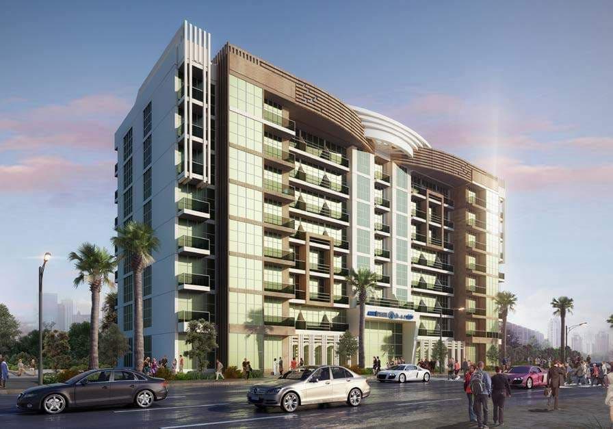 Azizi Pearl exterior view - Jebel Ali Village, Dubai - by Azizi