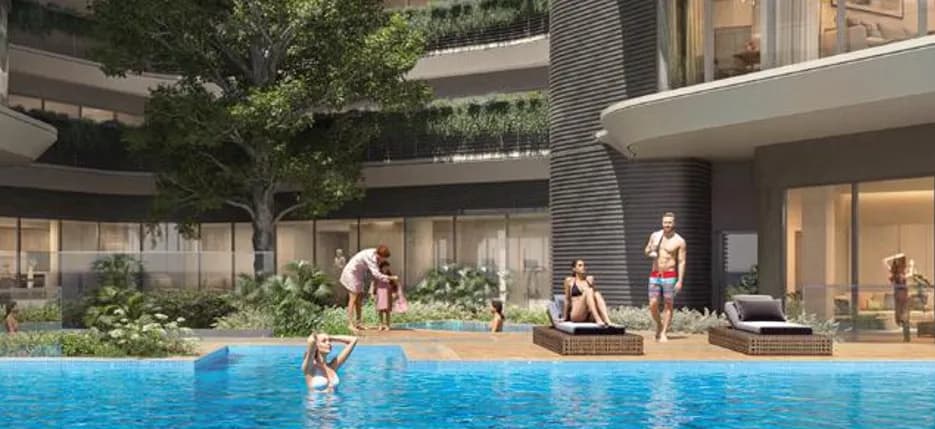 Azizi Rose amenity Swimming Pools for Adults and Kids - Jabal Ali Industrial 2, Dubai - by Azizi