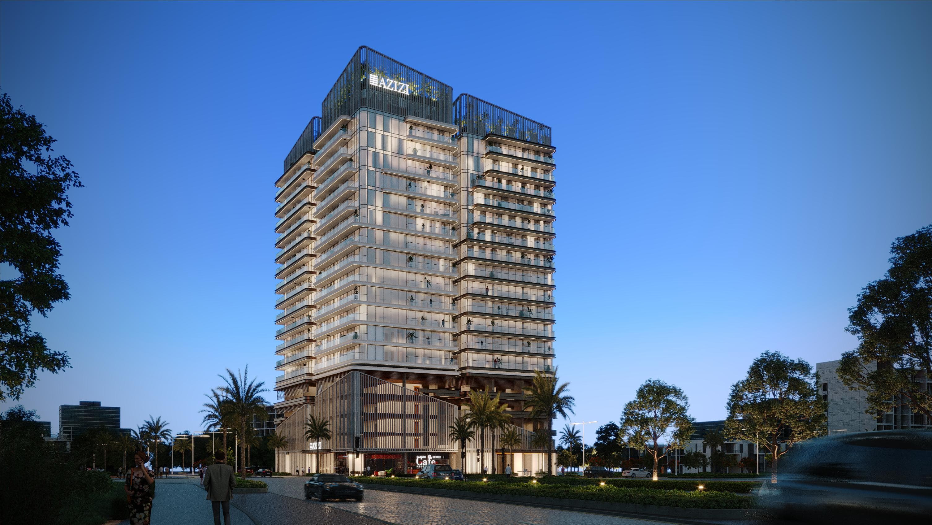 Azizi Ruby exterior view - JVC (Jumeirah Village Circle), Dubai - by Azizi