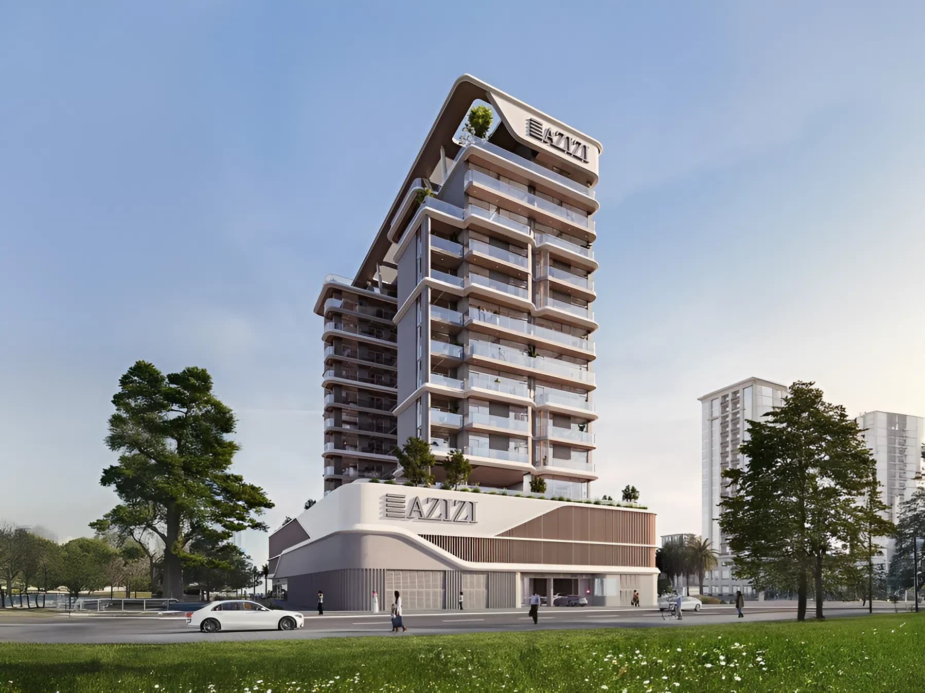 Azizi Sakandar exterior view - Jebel Ali Village, Dubai - by Azizi