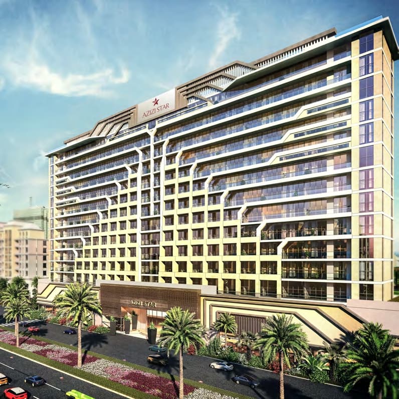 Azizi Star exterior view - Jebel Ali Village, Dubai - by Azizi