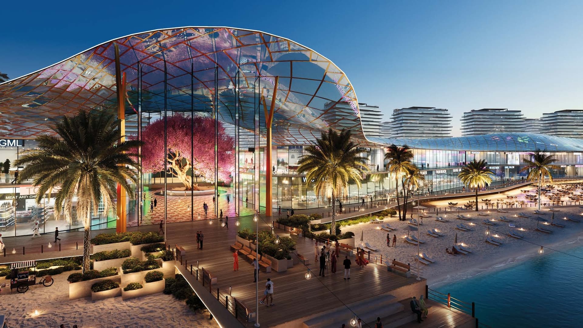 Azizi Venice amenity Boulevard in Dubai South, Dubai