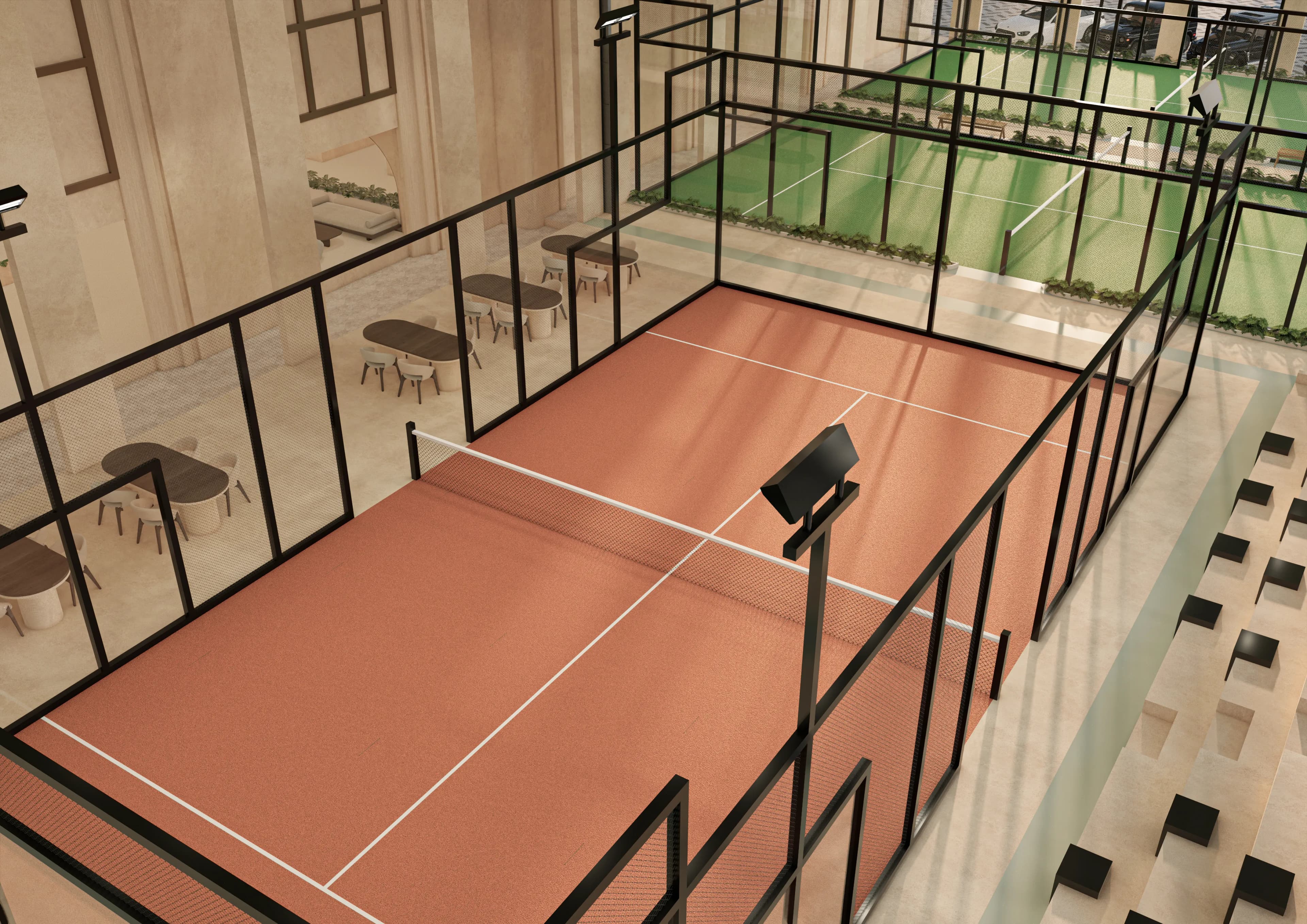 Azoria Living Uluwatu amenity Padel Court - Badung, Dubai - by Coco Development Group