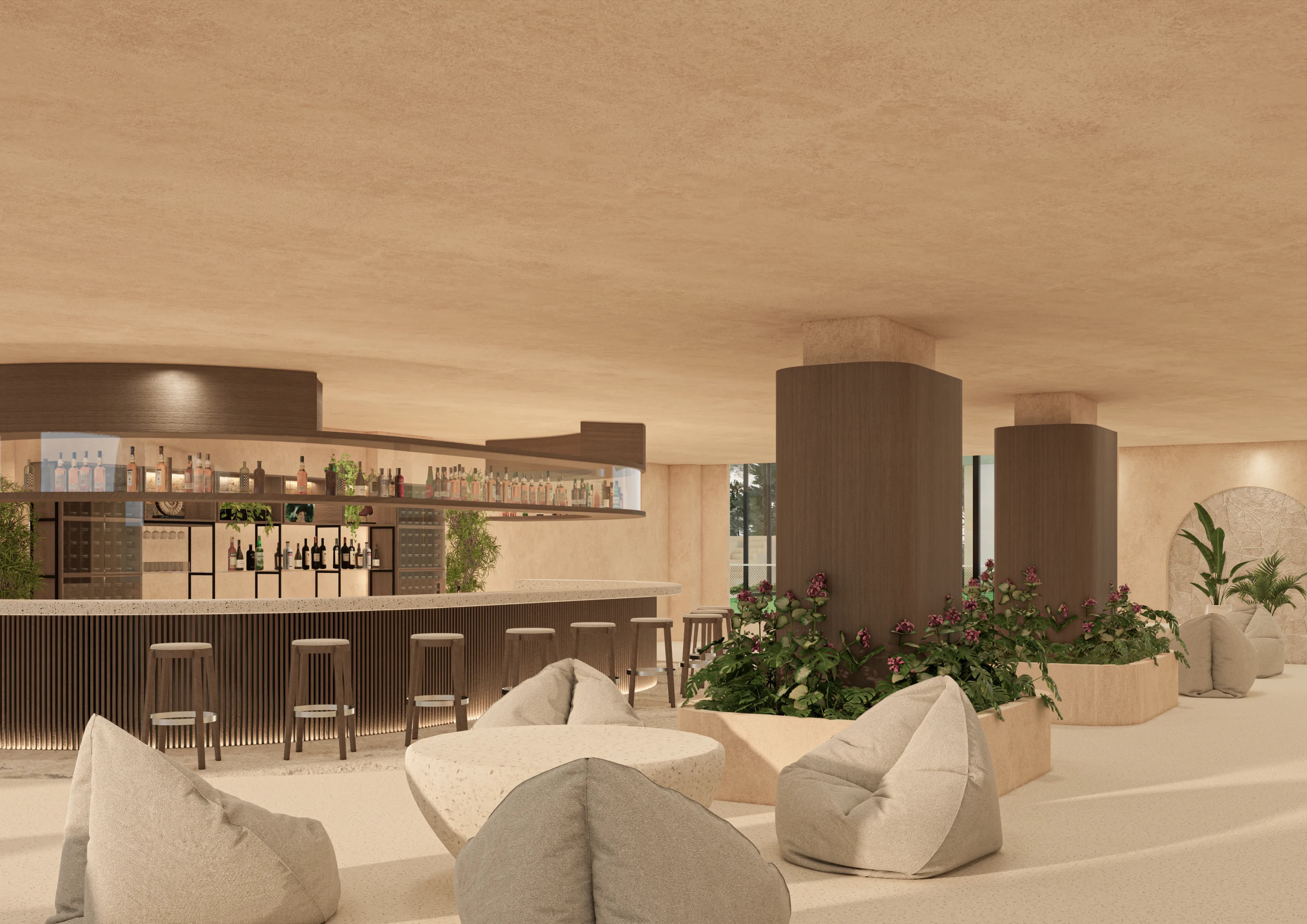 Azoria Living Uluwatu amenity Restaurant & Bar - Badung, Dubai - by Coco Development Group