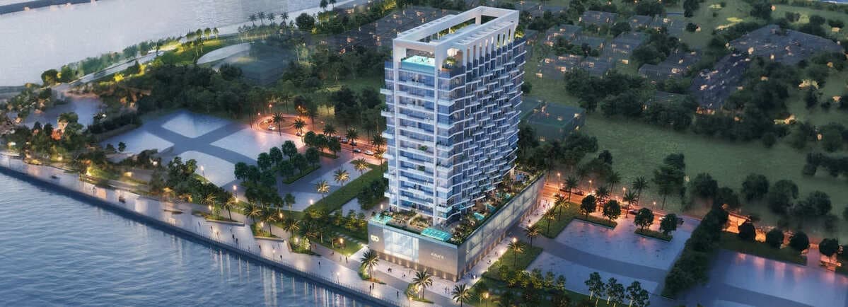Azura Residences by IGO exterior view - Dubai Islands, Dubai - by Invest Group Overseas (IGO)
