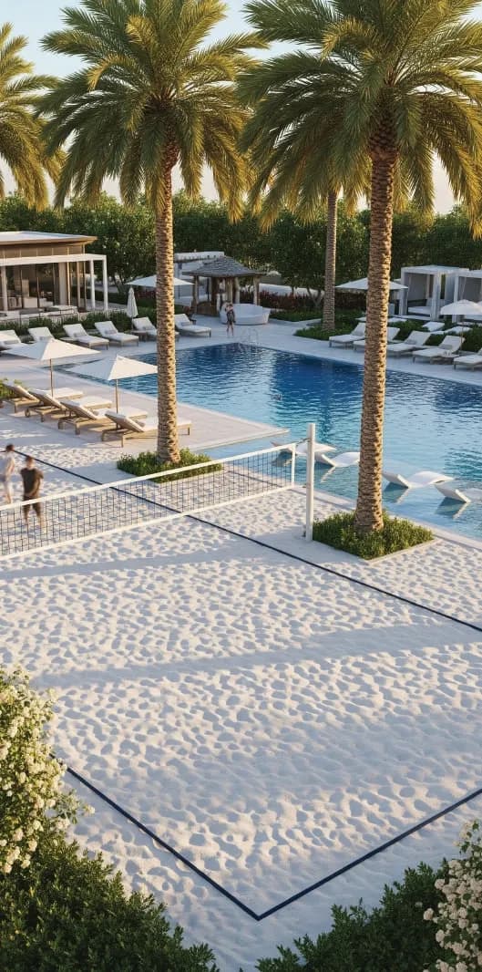 Azure by Lapis amenity Volleyball - Al Hamra Free Zone, Dubai - by Lapis Properties