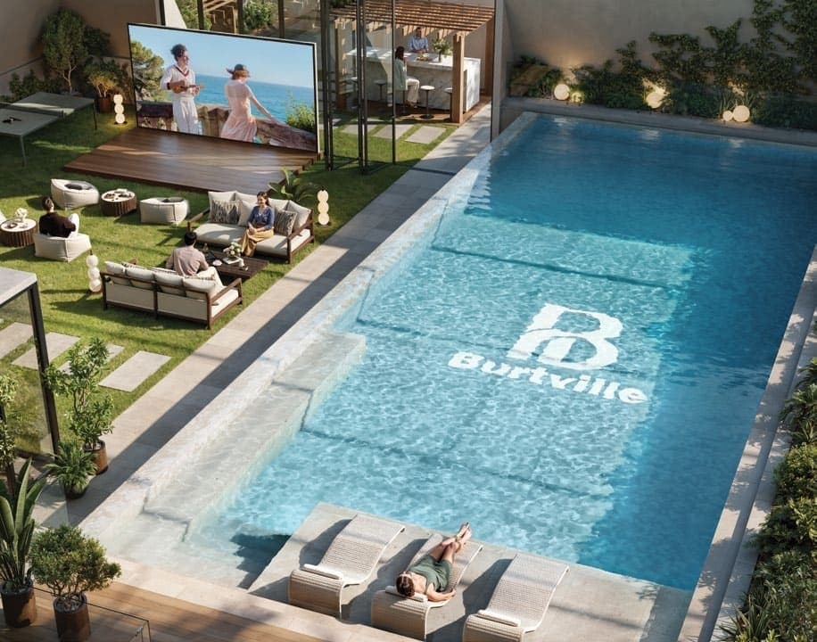 Bab Al Qasr Garden Residence 66 amenity Rooftop Indoor Pool - Masdar City, Dubai - by Burtville Developments