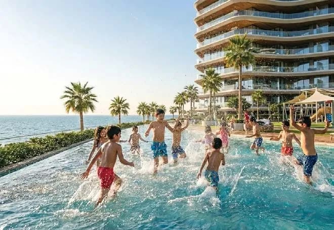 Bab Al Qasr Sea View Residence 51 amenity Kids Pool - Abu Dhabi, Dubai - by Burtville Developments