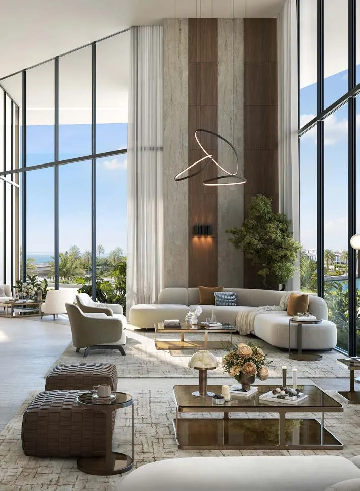 Bab Al Qasr Sea View Residence 51 amenity Residents Lounge - Abu Dhabi, Dubai - by Burtville Developments