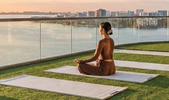 Bab Al Qasr Sea View Residence 51 amenity Yoga & Meditation Area - Abu Dhabi, Dubai - by Burtville Developments