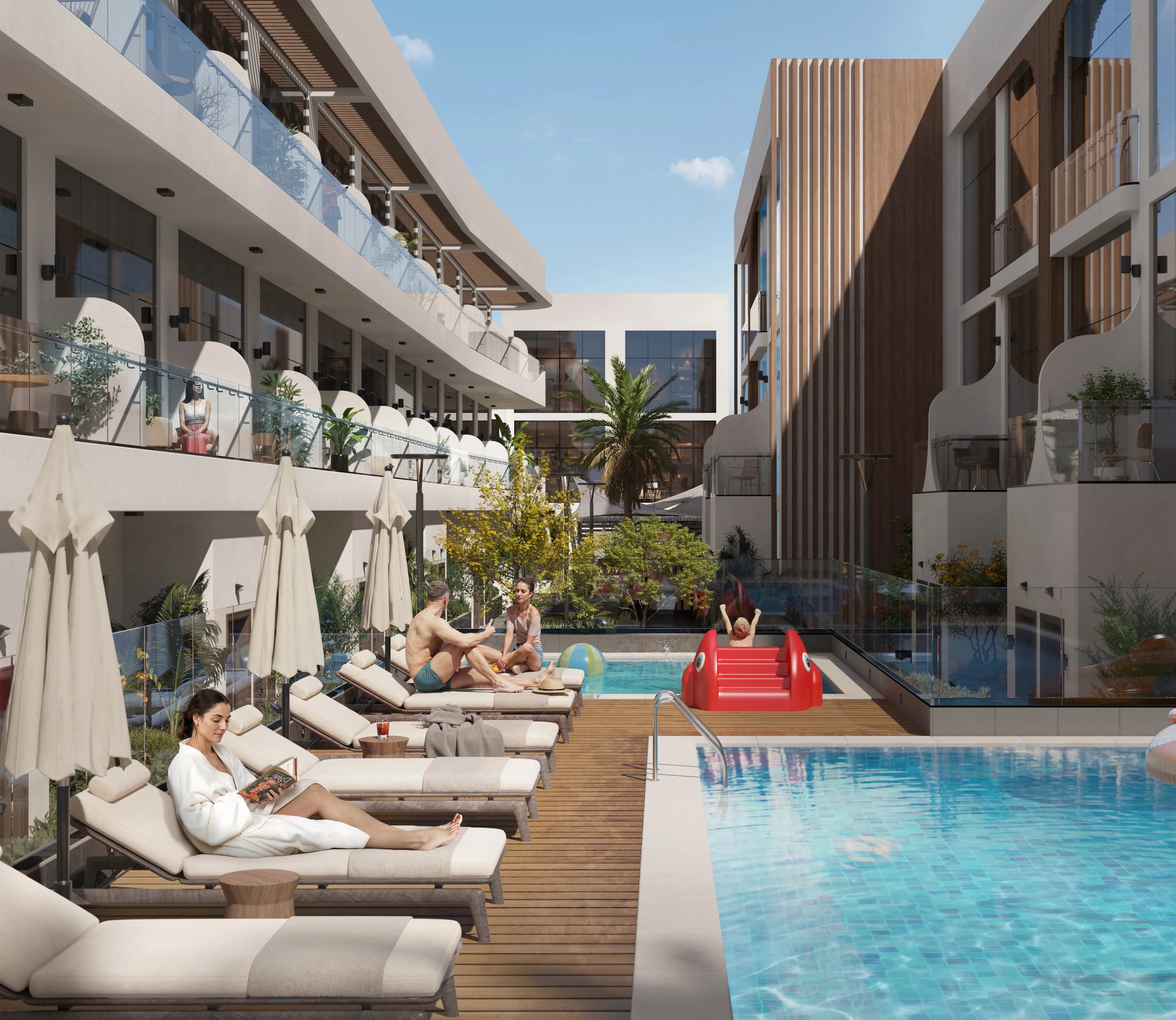 Baia amenity Swimming Pools - Abu Dhabi, Dubai - by Reportage Properties
