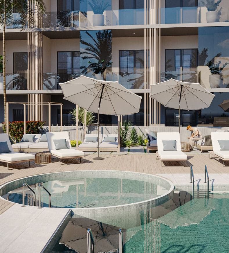 Bali Residences amenity Swimming Pool - JVT (Jumeirah Village Triangle), Dubai - by Serene Developments