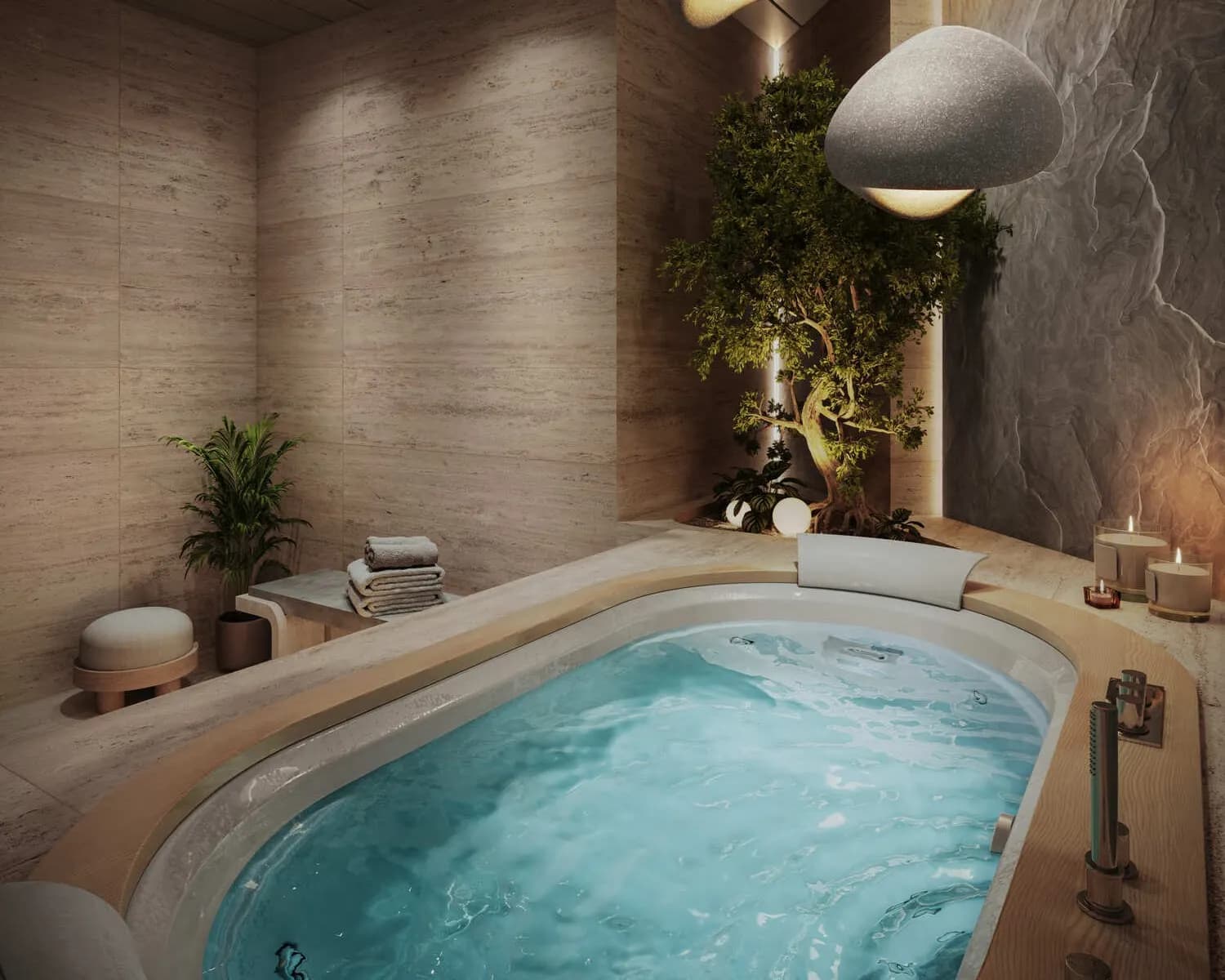 Barari Gate by ADE amenity Jacuzzi - Majan, Dubai - by ADE Properties
