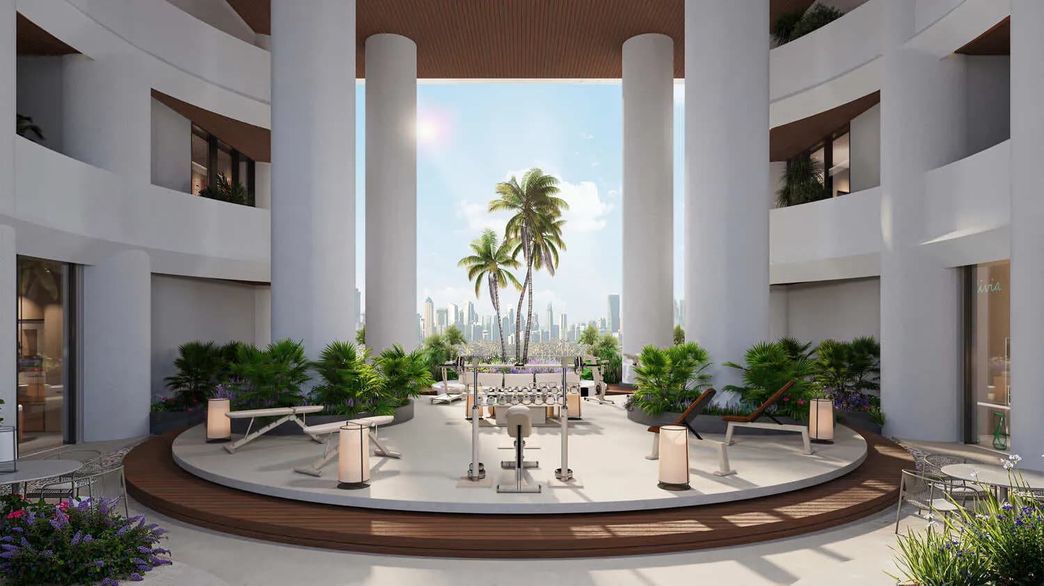 Barari Gate by ADE amenity Outdoor Gym - Majan, Dubai - by ADE Properties