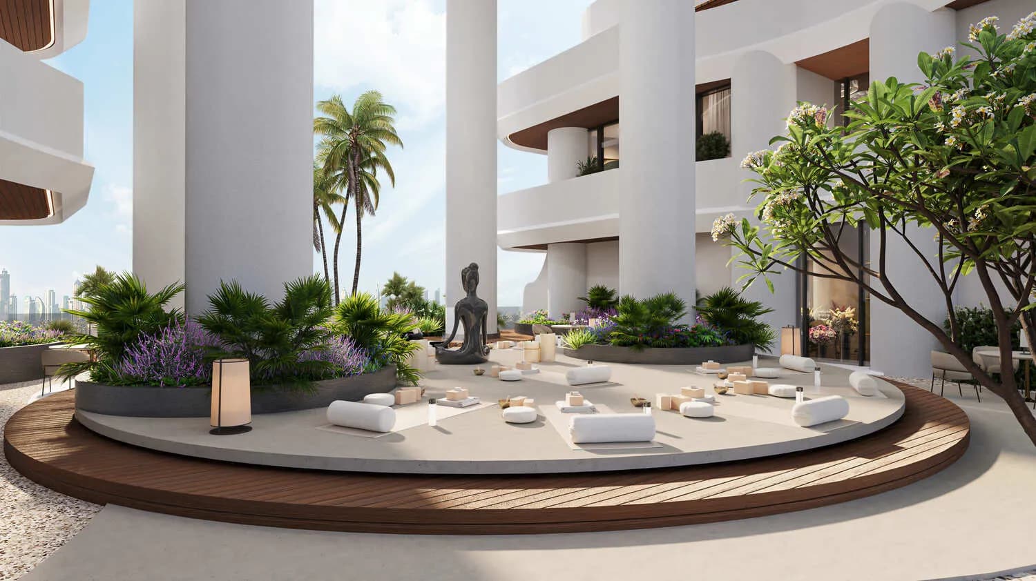 Barari Gate by ADE amenity Yoga Area - Majan, Dubai - by ADE Properties
