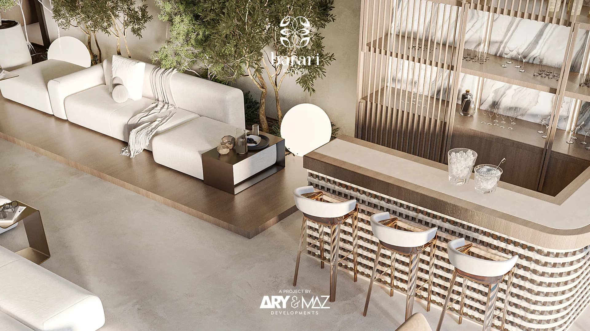 Barari Palace amenity Club House - Wadi Al Safa 3, Dubai - by ARY & MAZ Developments