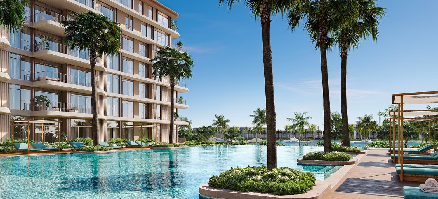 Bay Grove Residences Phase 1, 2 and 3 amenity Adult And Kids’ Pools - Dubai Islands, Dubai - by Nakheel