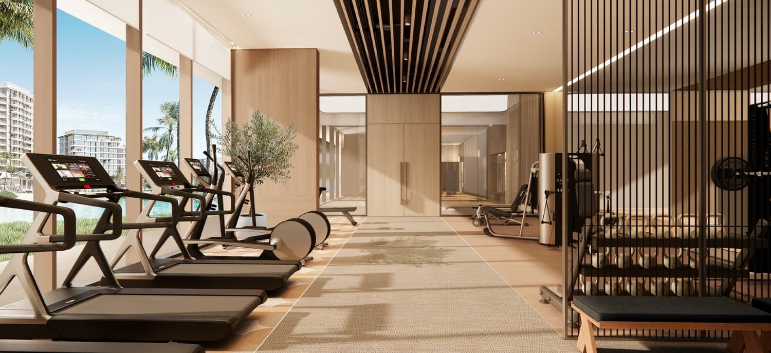 Bay Grove Residences Phase 1, 2 and 3 amenity Fitness Centre in Dubai Islands, Dubai, by Nakheel