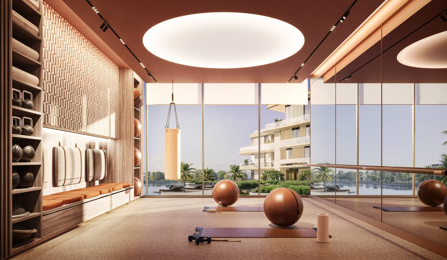 Bay Grove Residences Phase 4 amenity Yoga Space - Dubai Islands, Dubai - by Nakheel