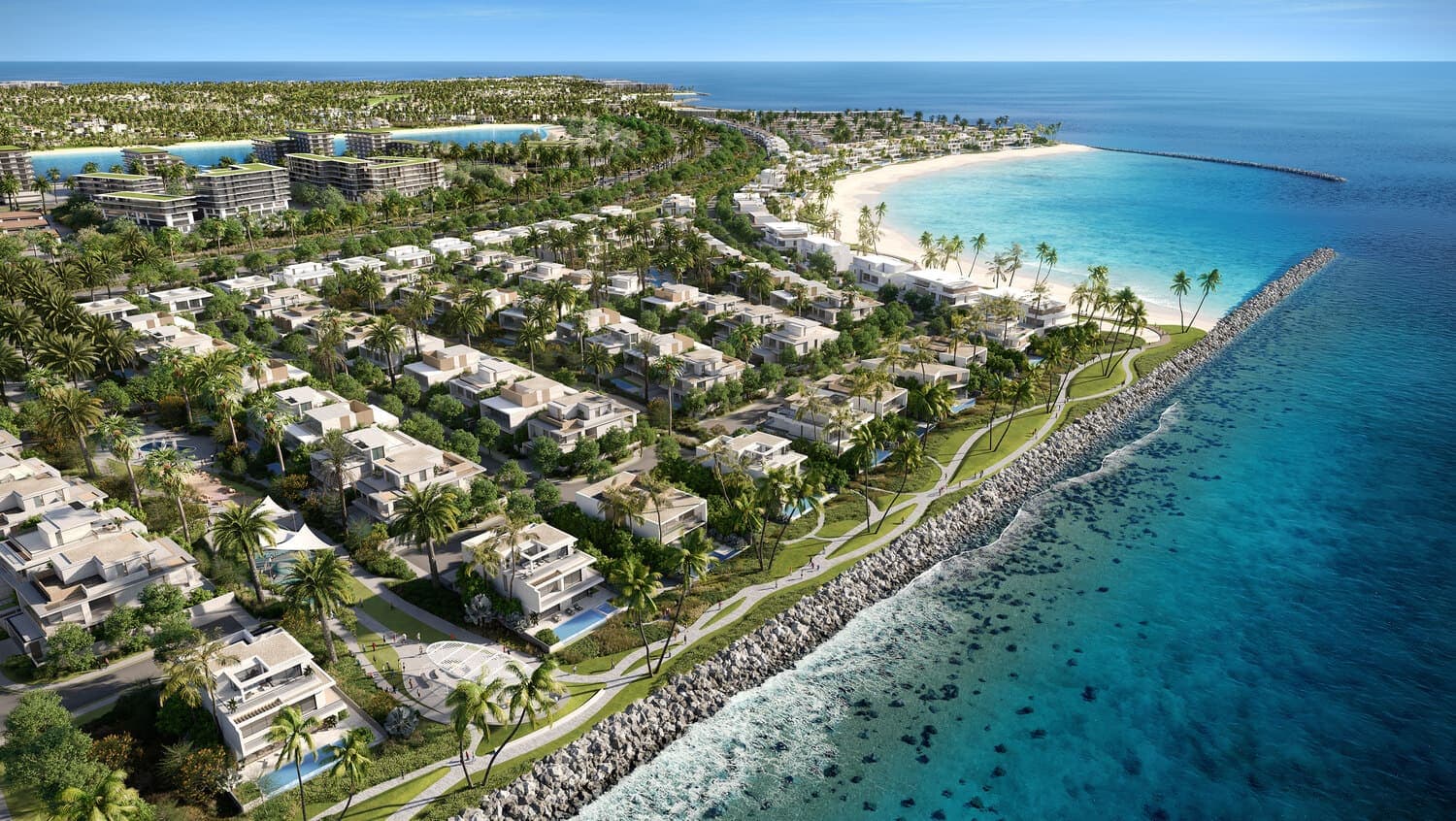 Bay Villas exterior view - Dubai Islands, Dubai - by Nakheel