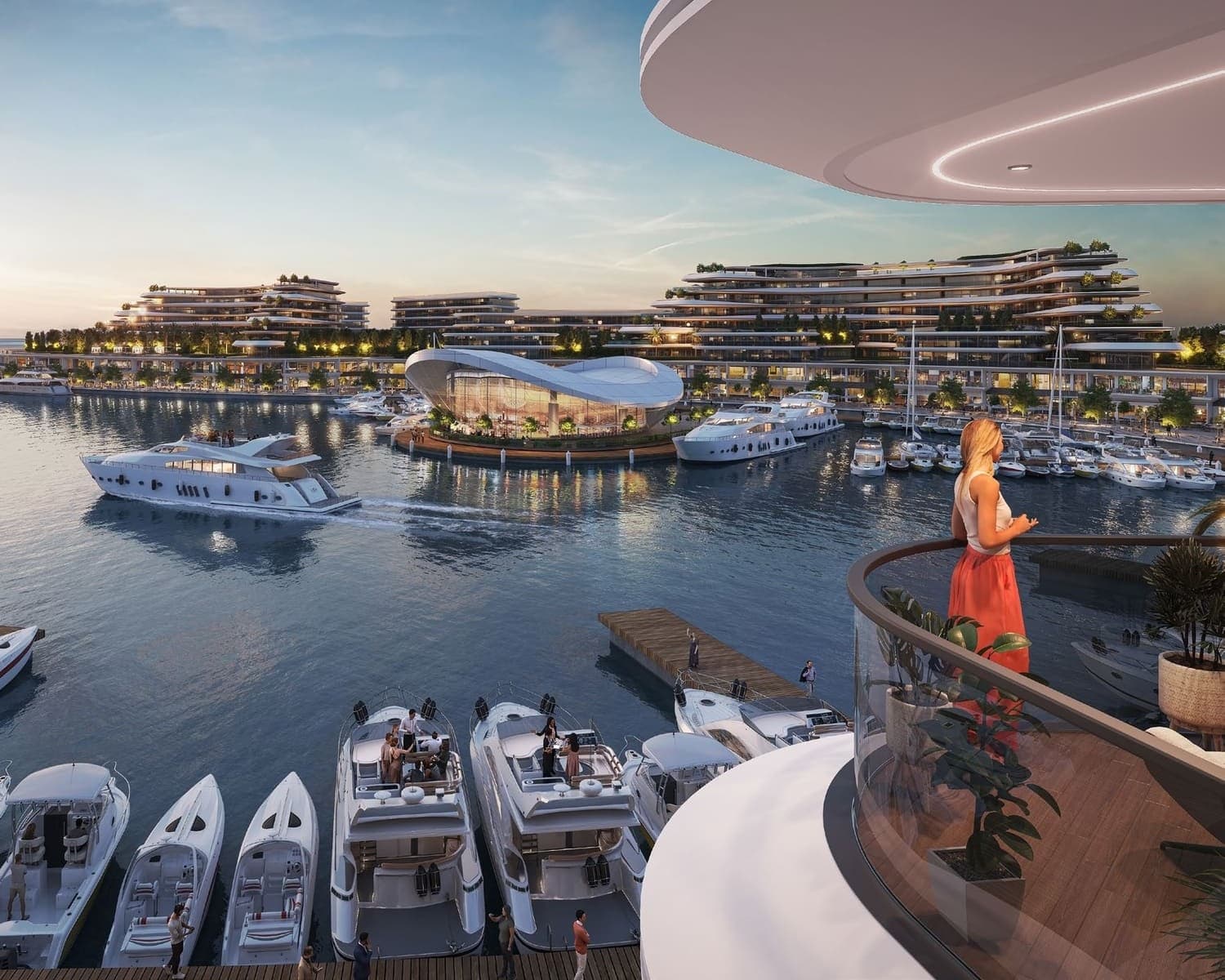 Bayfront Marina Residences amenity Yacht Club - Siniya Island, Dubai - by Sobha