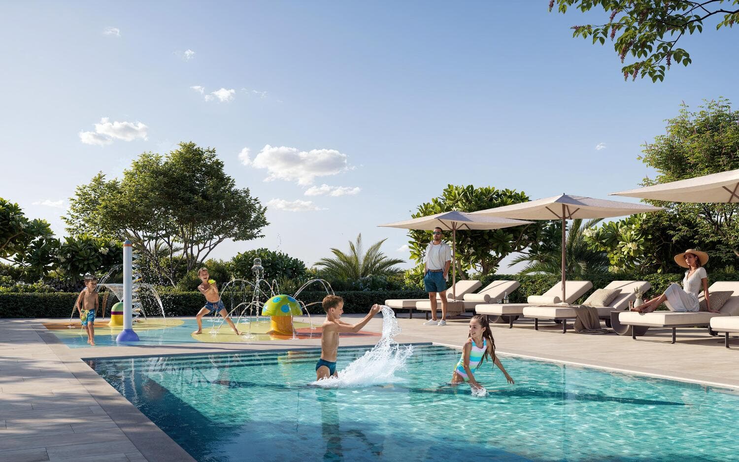 Baystar by Vida amenity Kids Swimming Pool - Mina Rashid, Dubai - by Emaar