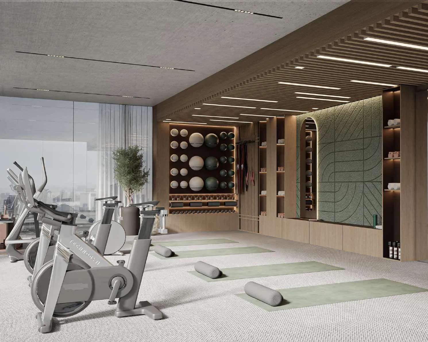 Bayview Boulevard amenity Gym - Dubai Islands, Dubai - by AB Developers