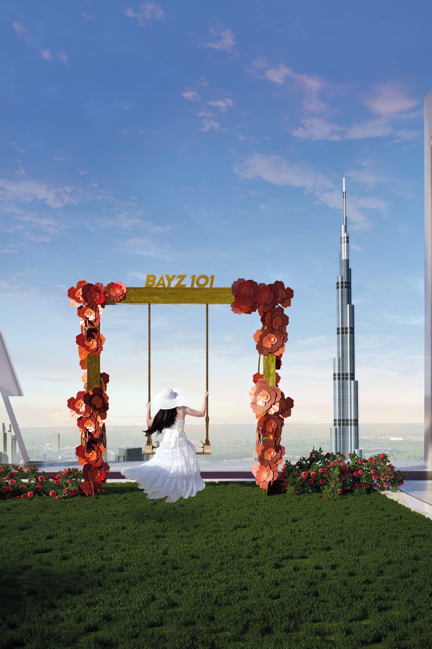 Bayz 101 amenity Swing Area - Business Bay, Dubai - by Danube
