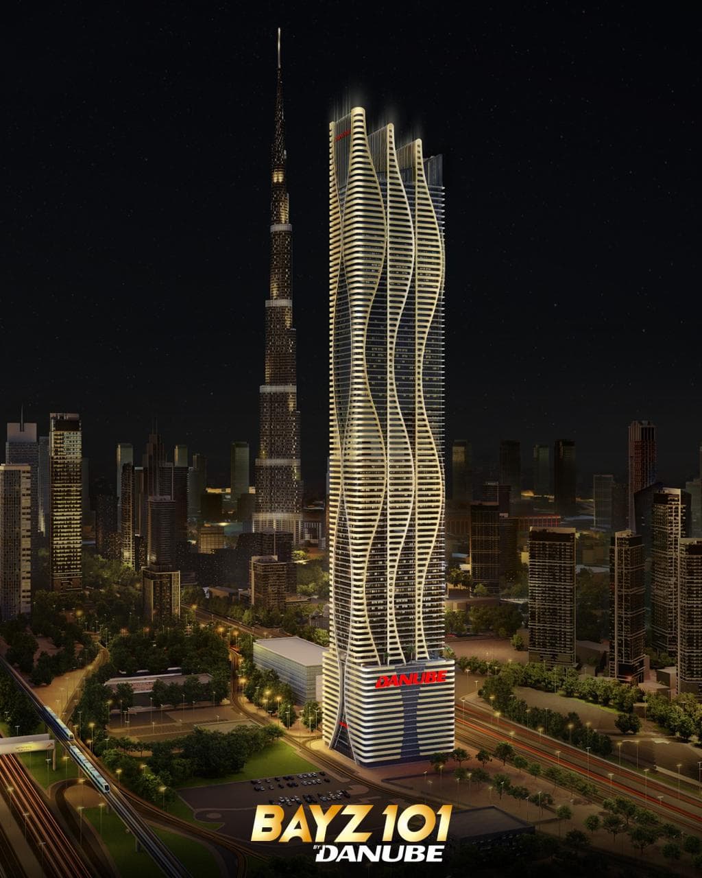 Bayz 101 exterior view - Business Bay, Dubai - by Danube