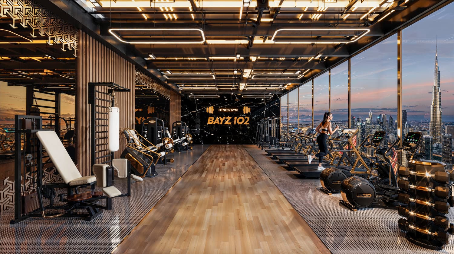 Bayz 102 amenity Indoor Gym - Business Bay, Dubai - by Danube
