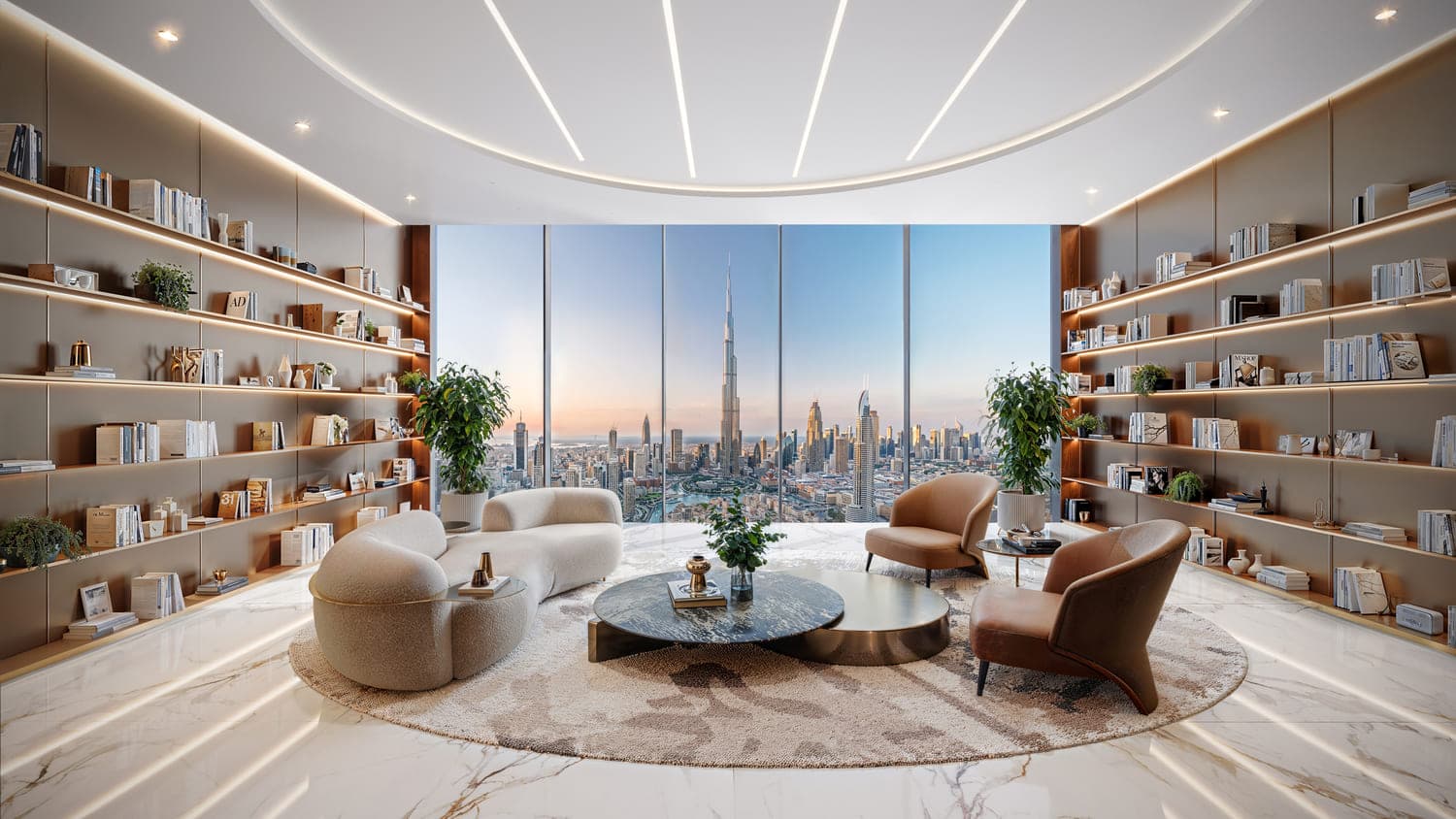 Bayz 102 amenity Library - Business Bay, Dubai - by Danube