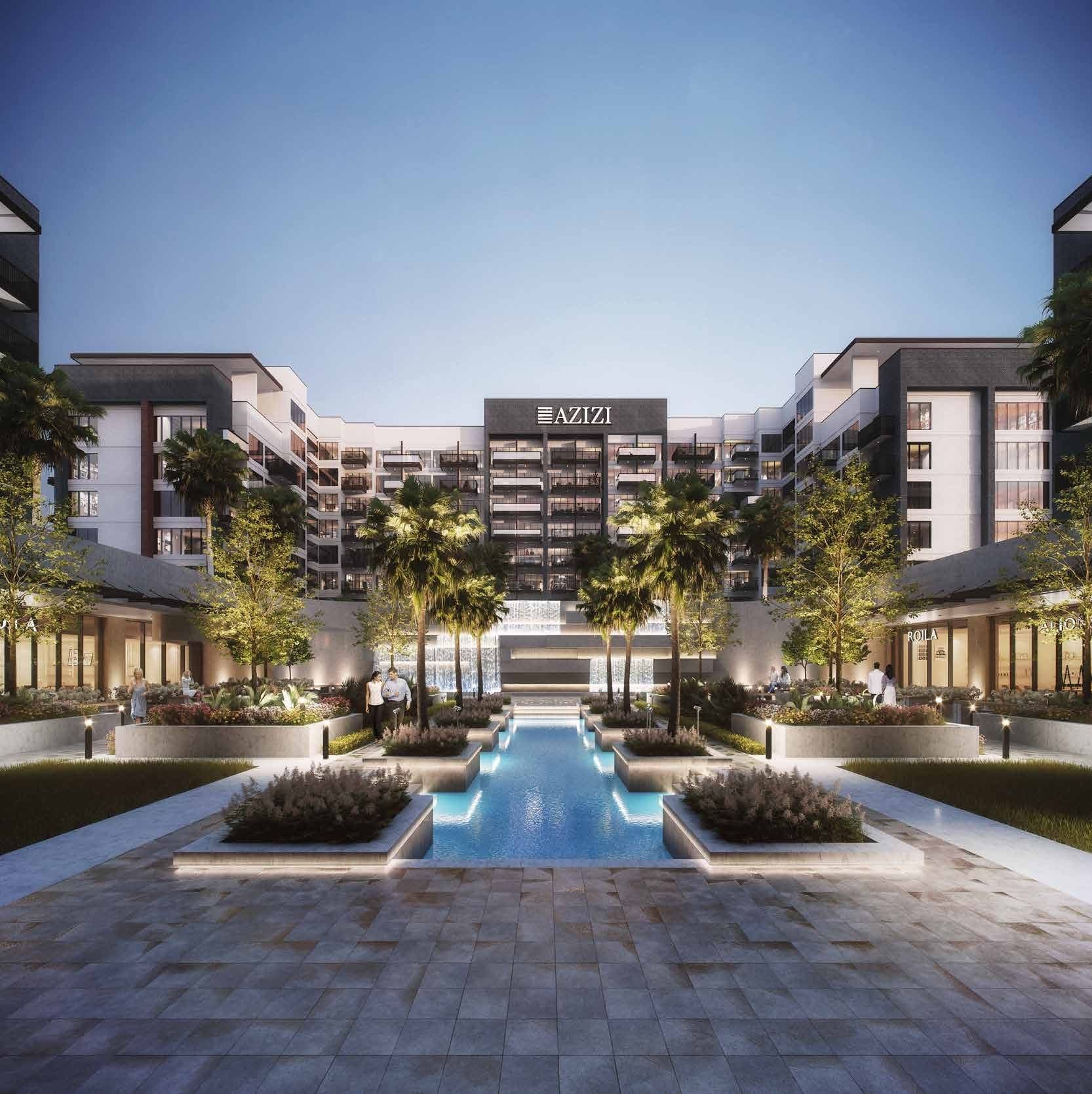 Beach Oasis 1 and 2 amenity Landscaped Gardens in Dubai Studio City, Dubai, by Azizi