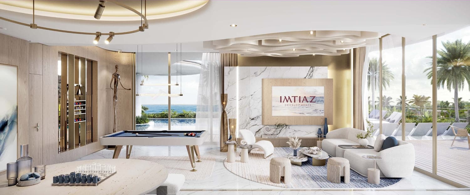 Beach Walk 3 amenity Club Room - Dubai Islands, Dubai - by Imtiaz Development