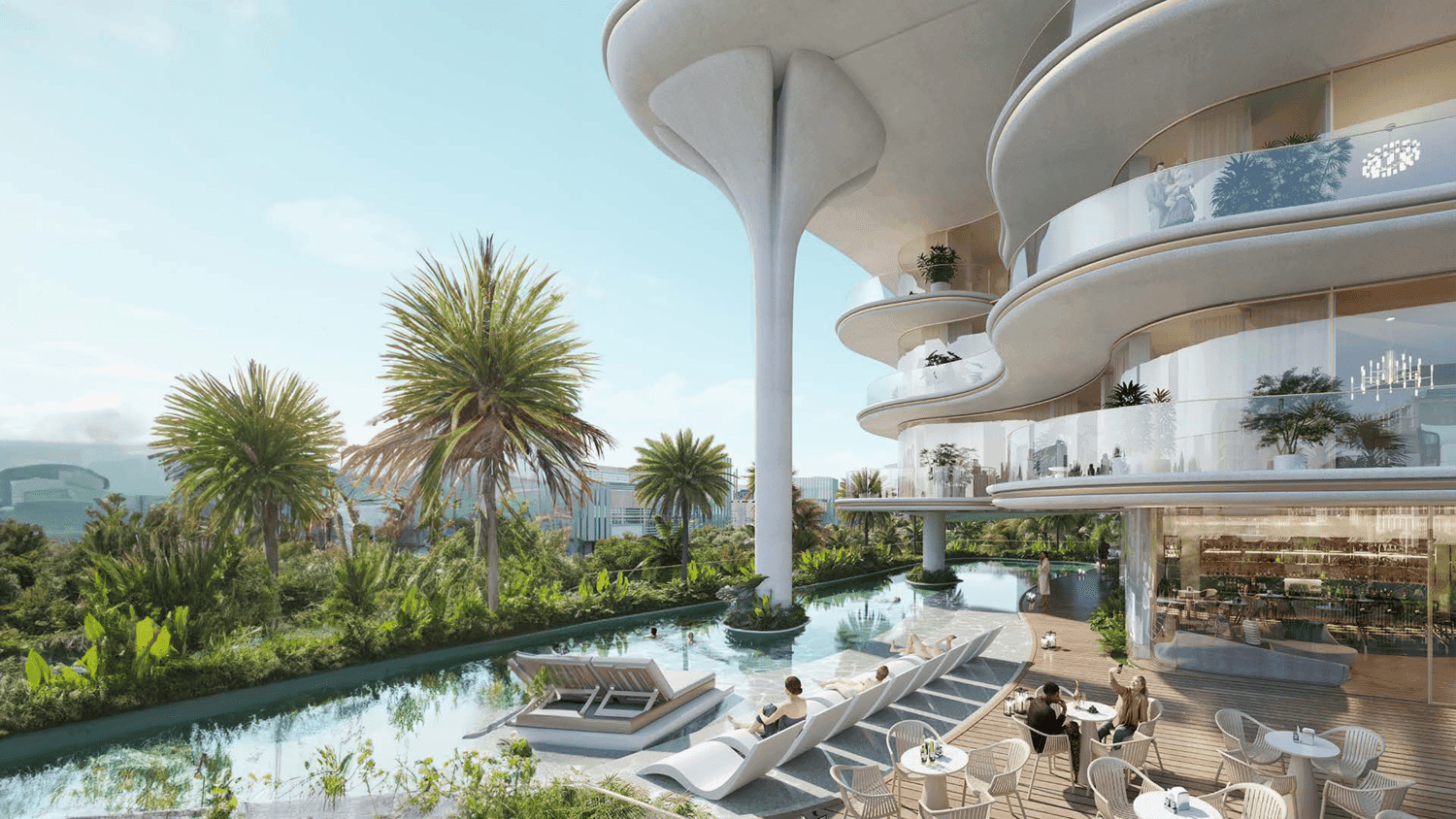 Beach Walk 3 amenity Rooftop Garden - Dubai Islands, Dubai - by Imtiaz Development