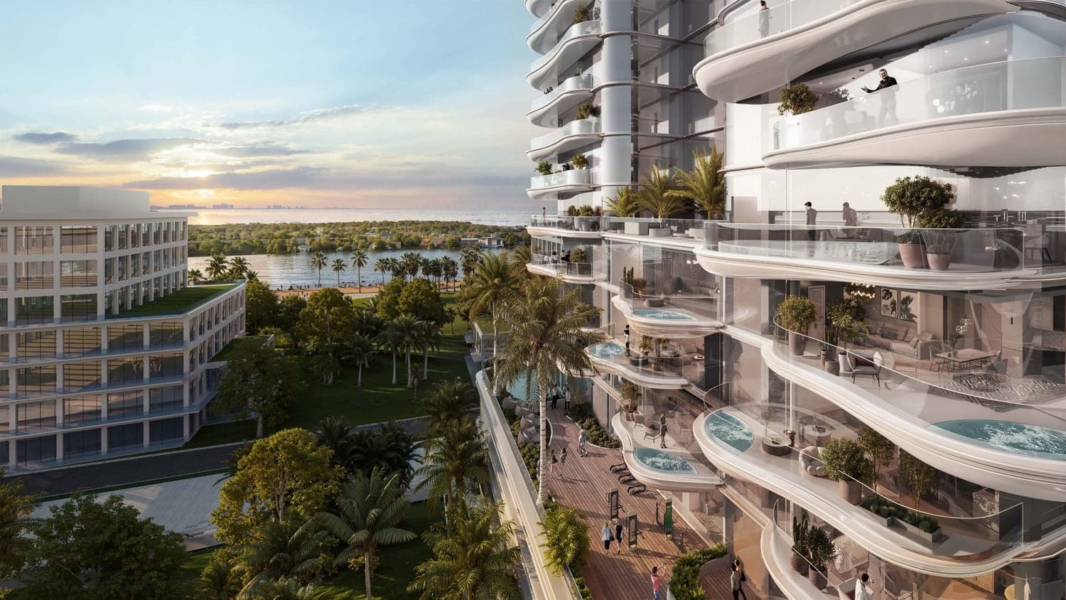 Beach Walk 3 exterior view - Dubai Islands, Dubai - by Imtiaz Development