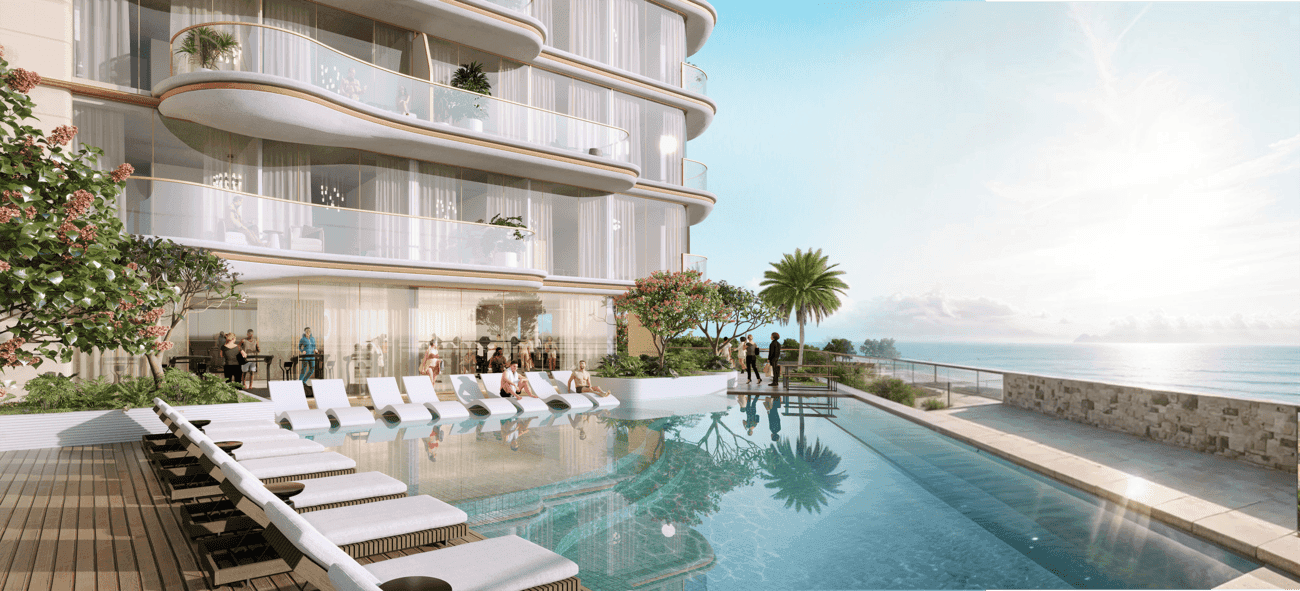 Beach Walk 4 amenity Swimming Pool - Dubai Islands, Dubai - by Imtiaz Development