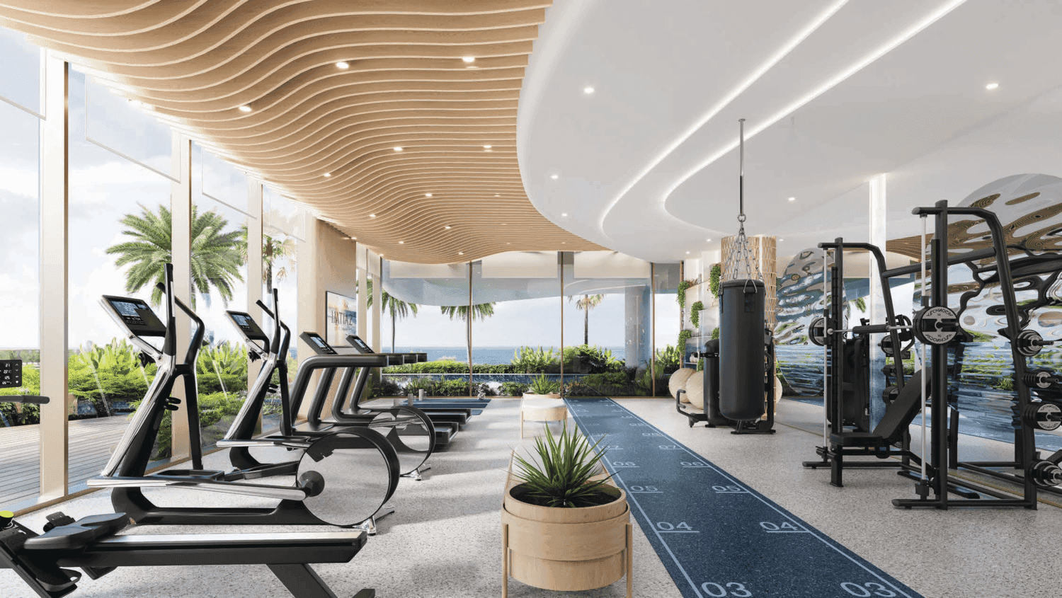 Beach Walk Grand 2 amenity Gym - Dubai Islands, Dubai - by Imtiaz Development