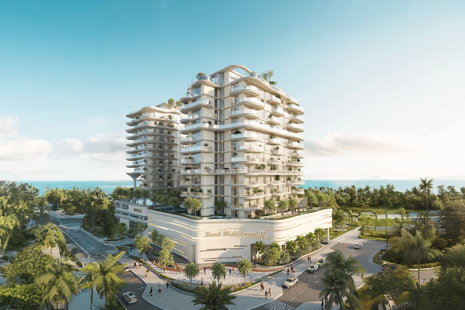 Beach Walk Grand 2 exterior view in Dubai Islands, Dubai, by Imtiaz Development