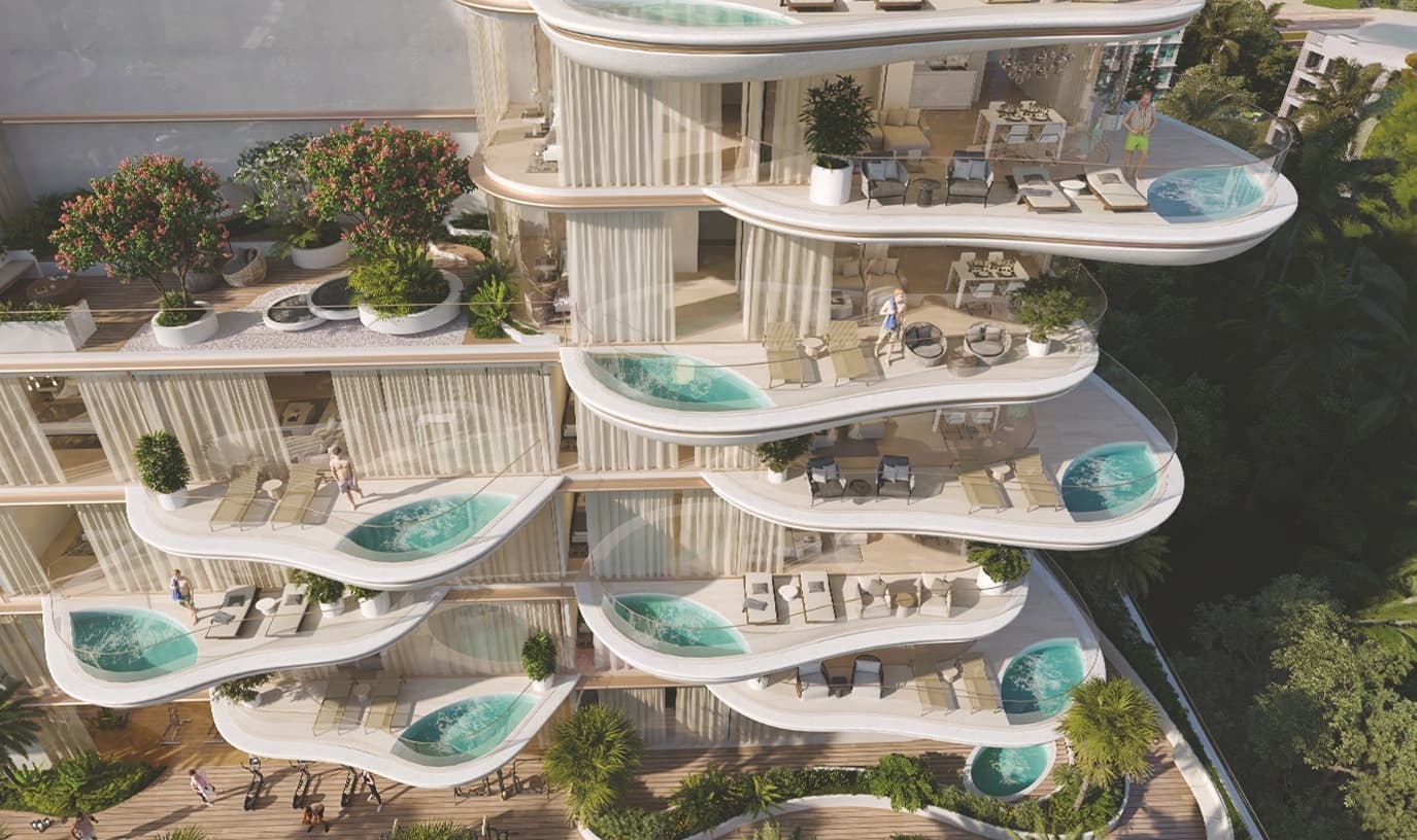 Beach Walk Residence II amenity Private Swimming Pools - Dubai Islands, Dubai - by Imtiaz Development