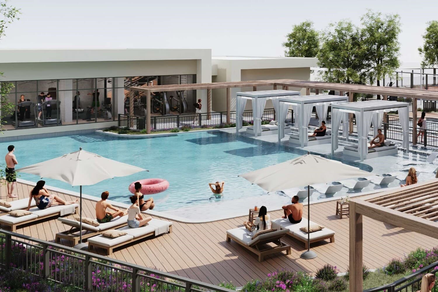 Beachfront Gates amenity Swimming Pool - Dubai South, Dubai - by Dubai South Developers