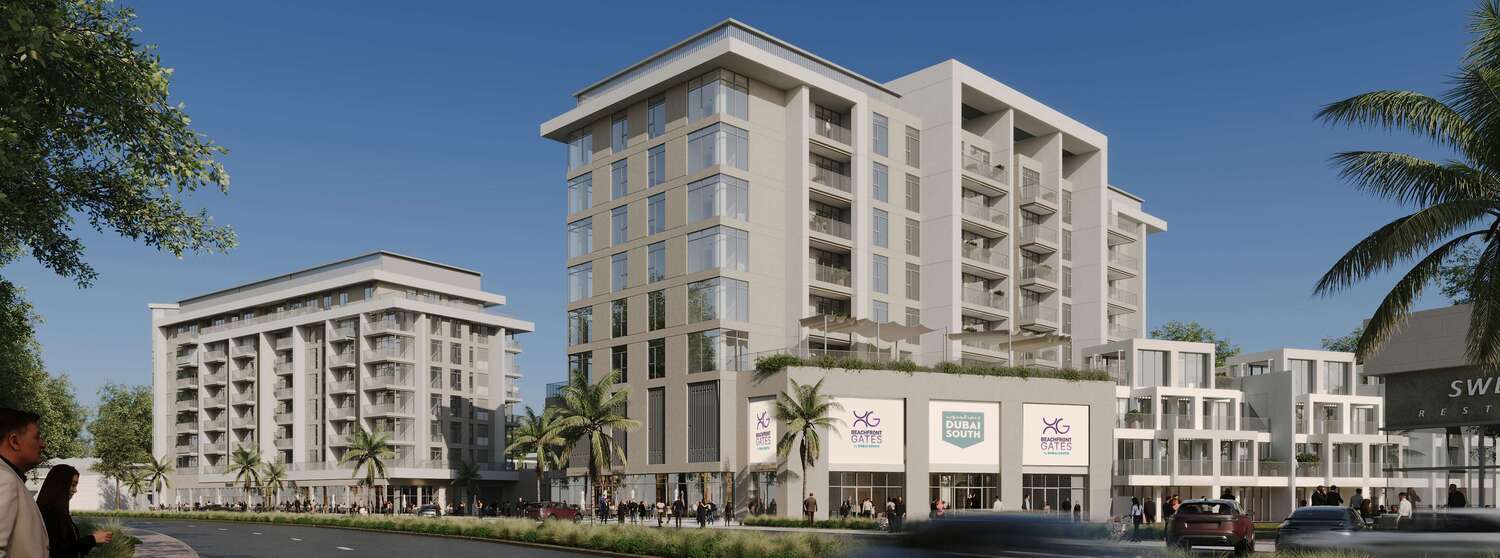 Beachfront Gates exterior view - Dubai South, Dubai - by Dubai South Developers