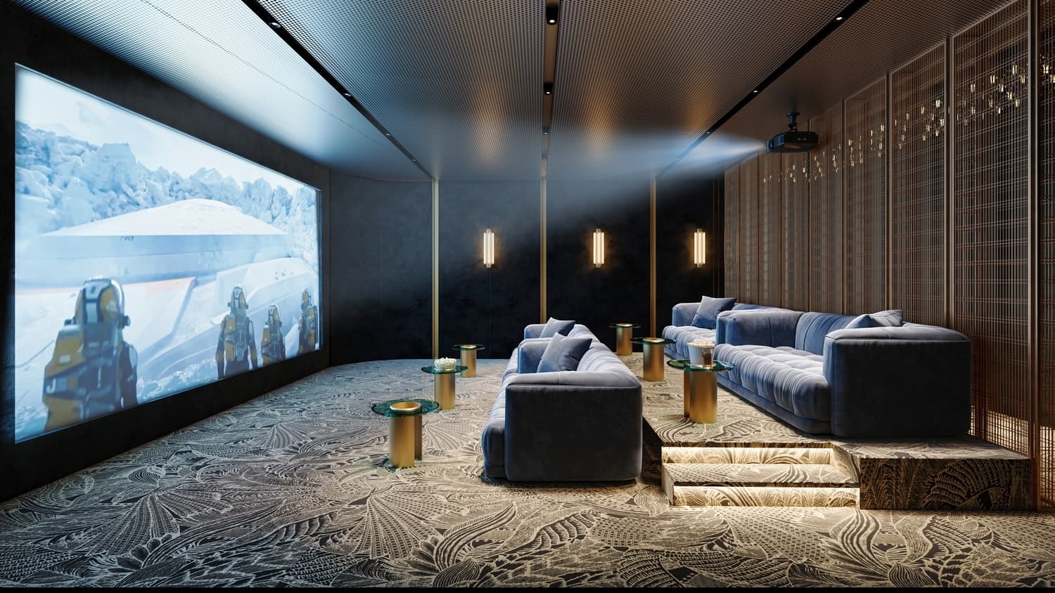 Belgravia Gardens amenity Cinema - Wadi Al Safa 2, Dubai - by Ellington