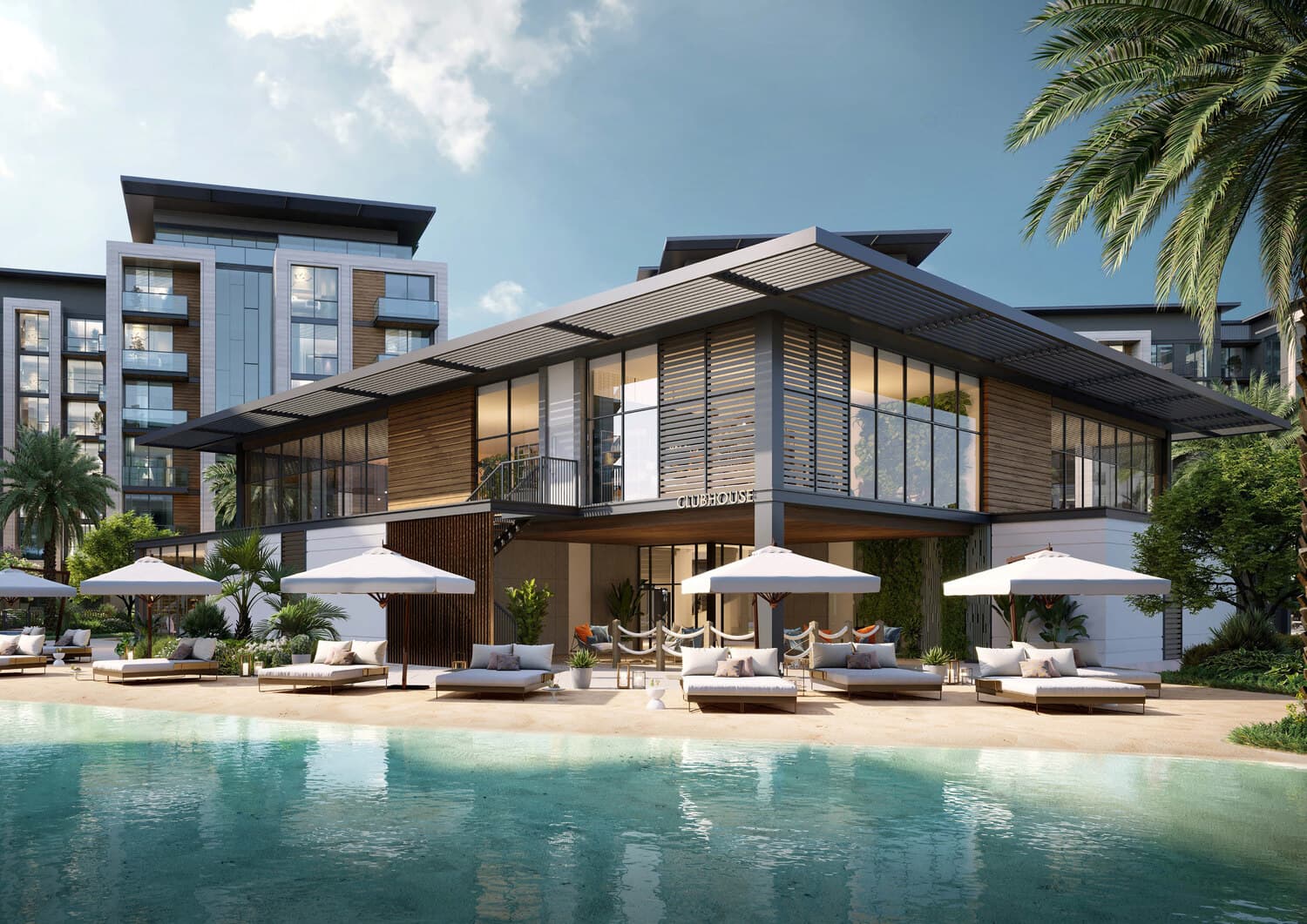 Belgravia Gardens amenity Clubhouse - Wadi Al Safa 2, Dubai - by Ellington