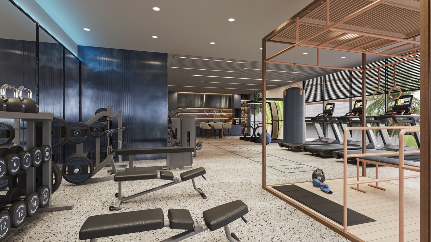 Belgravia Gardens amenity Outdoor Fitness Area - Wadi Al Safa 2, Dubai - by Ellington