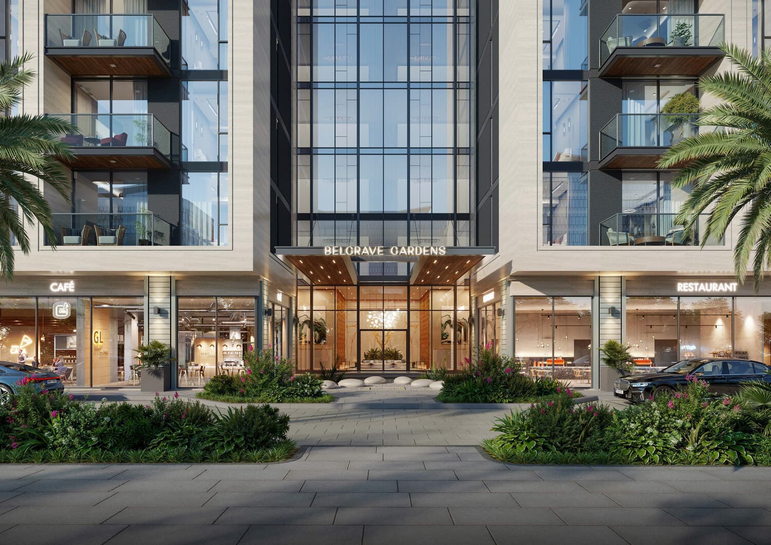 Belgravia Gardens amenity Retail - Wadi Al Safa 2, Dubai - by Ellington