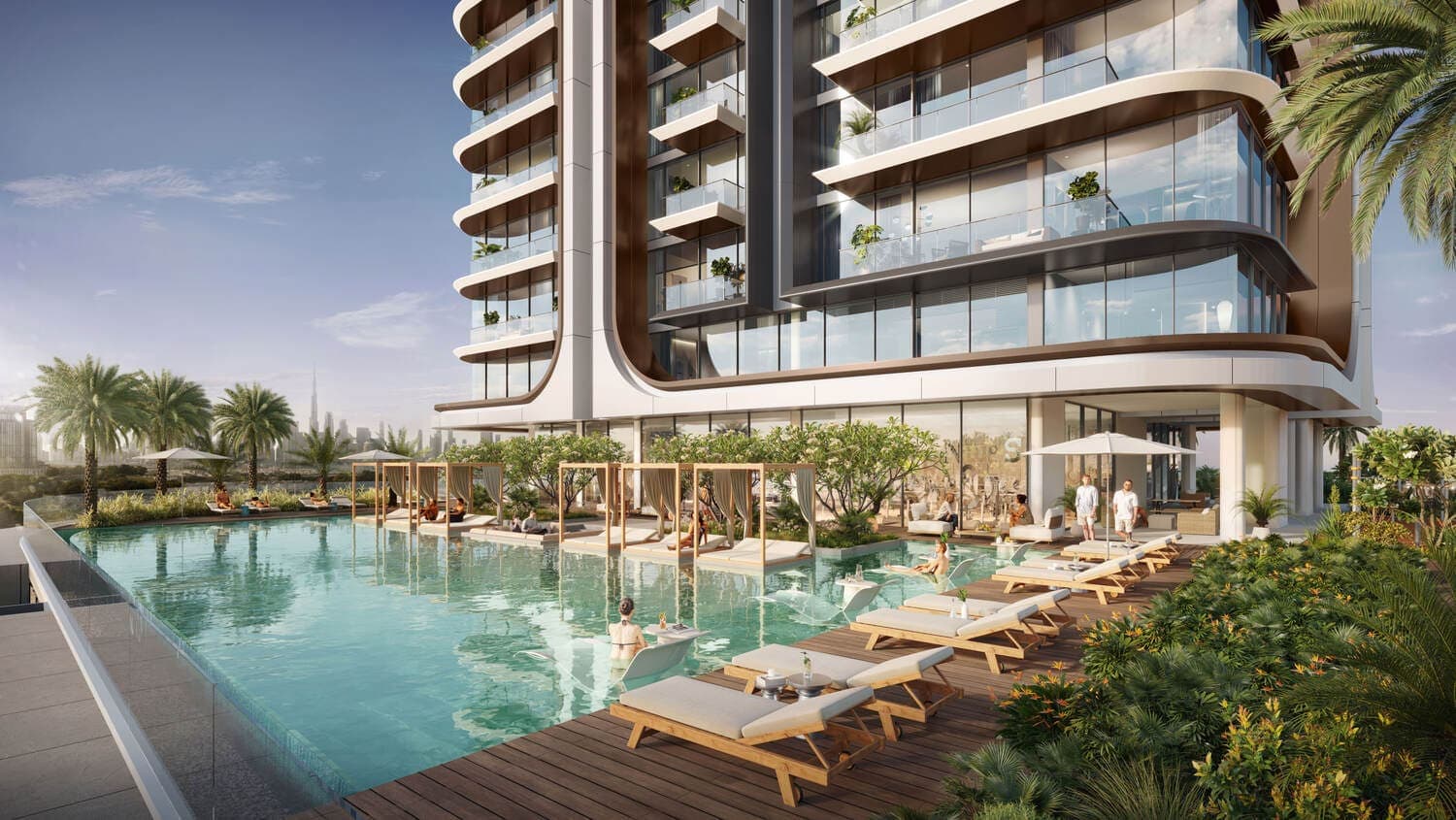 Belgrove Residences amenity Swimming Pool - Bukadra, Dubai - by Ellington