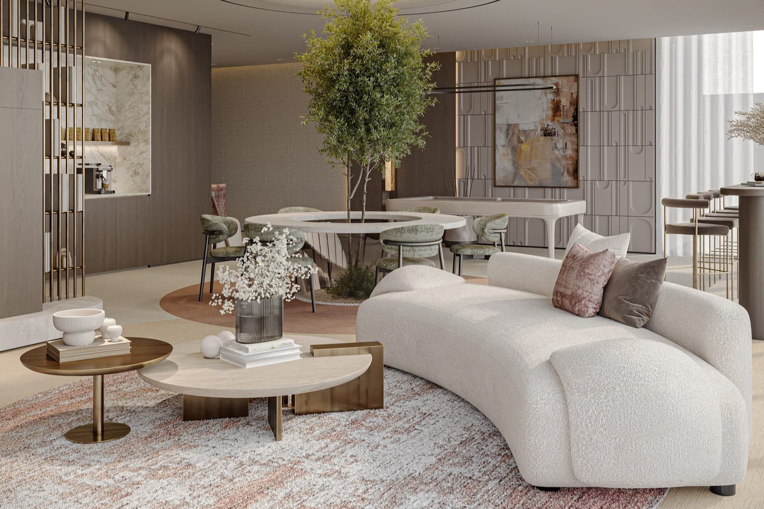 Belle Rêve amenity Clubhouse - JVC (Jumeirah Village Circle), Dubai - by Zimaya Properties