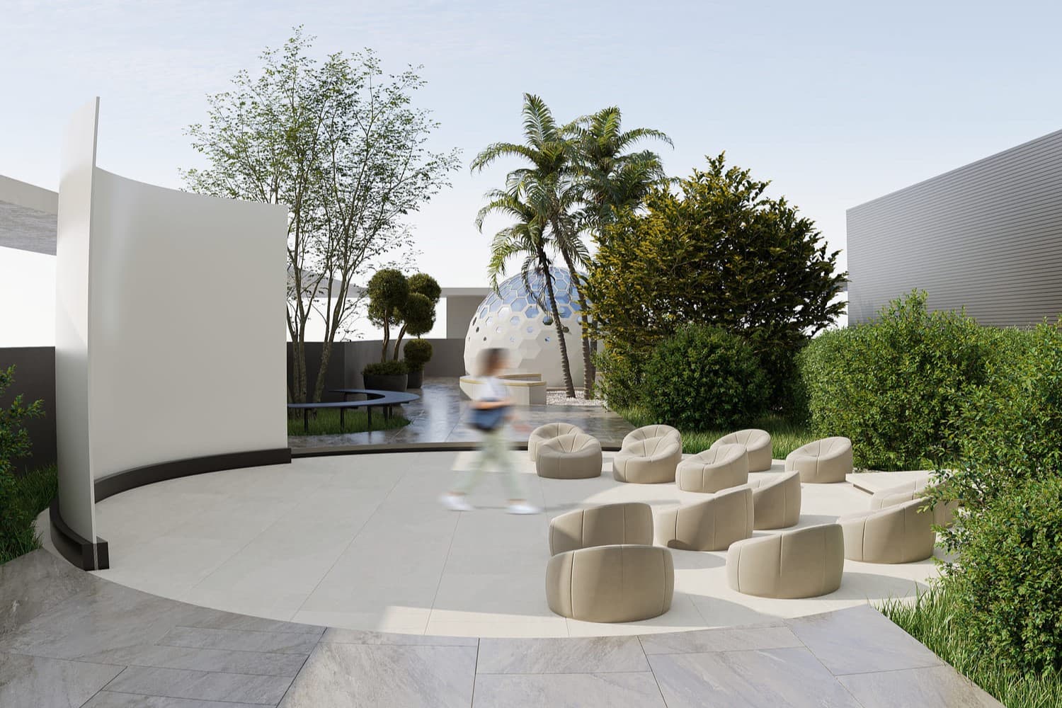 Belle Rêve amenity Outdoor Cinema - JVC (Jumeirah Village Circle), Dubai - by Zimaya Properties